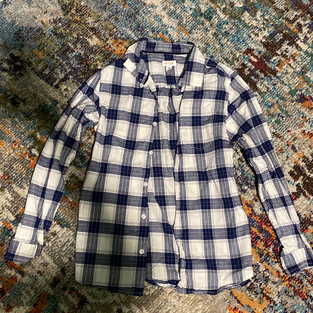 Boys Cat & Jack button up Sz 16/XL